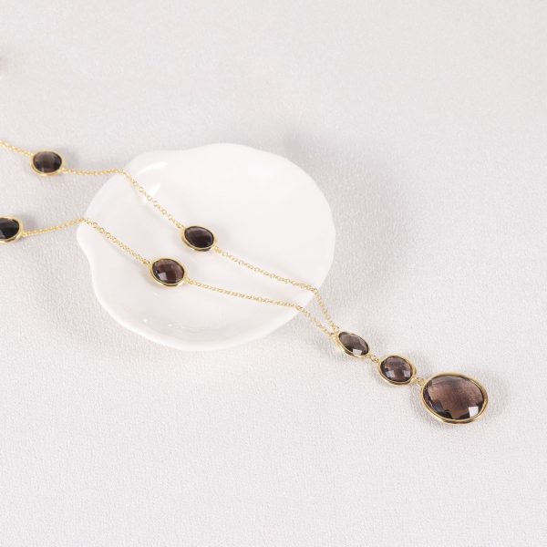 Gemstone Necklace-SU622N-B - 图片 2