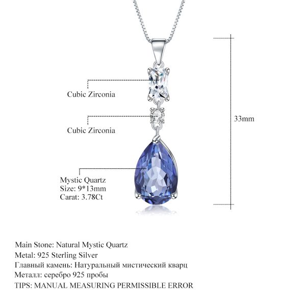 Gemstone Necklace-C8128 - 图片 2
