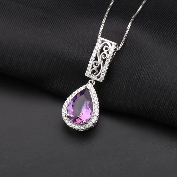 Gemstone Necklace-A3215P - 图片 3