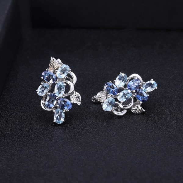 Gemstone Earrings-A025E3 - 图片 3
