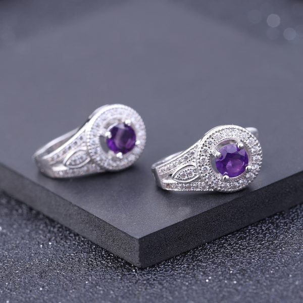Gemstone Earrings-A3214E3 - 图片 3