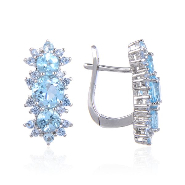 Gemstone Earrings-C1132E3 - 图片 2