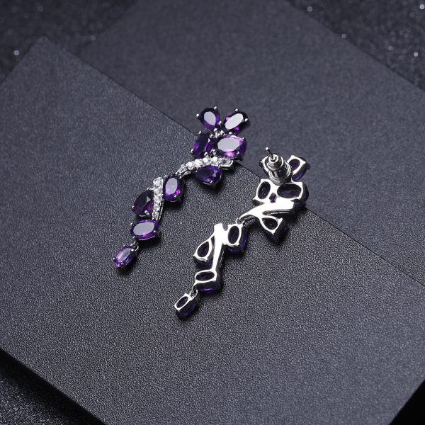 Gemstone Earrings-A800E3MAM - 图片 3
