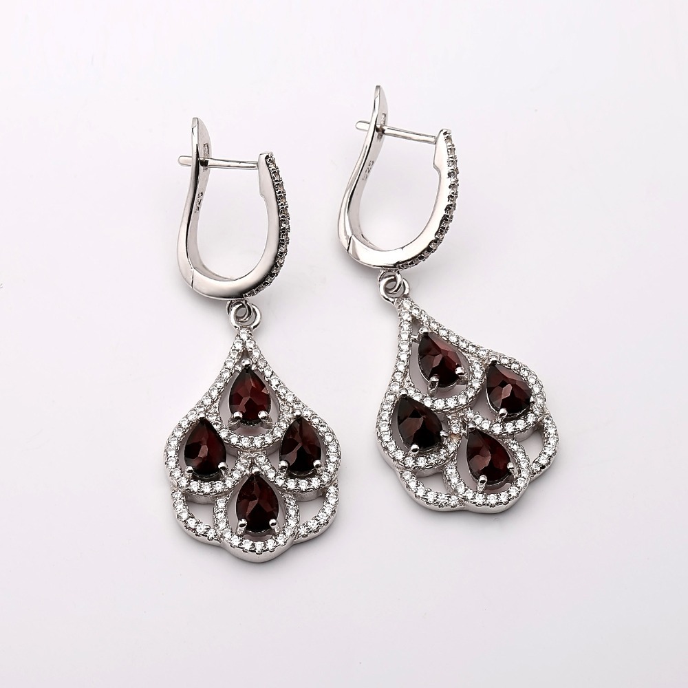 Gemstone Earrings-A5485E3 - 图片 4