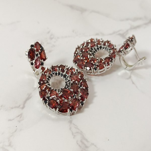 Gemstone Earrings-w0448e - 图片 2