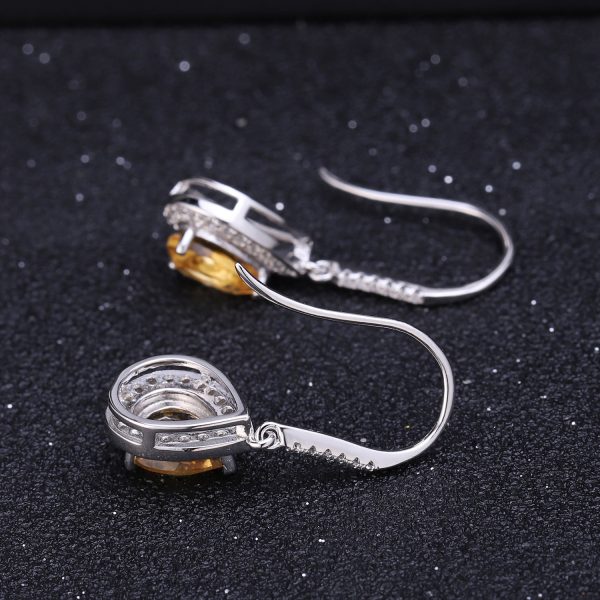 Gemstone Earrings-C472E-b - 图片 4