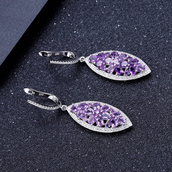 Gemstone Earrings-A3256E3 - 图片 3