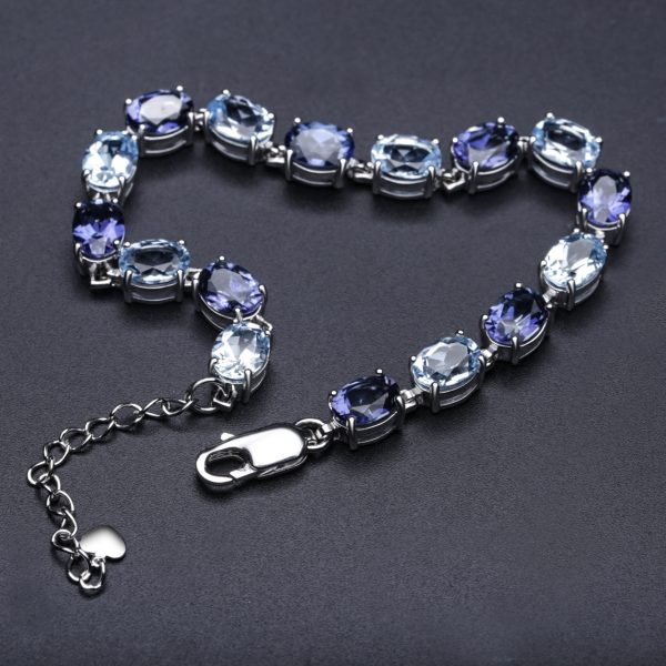 Gemstone Bracelet-A2268B - 图片 3