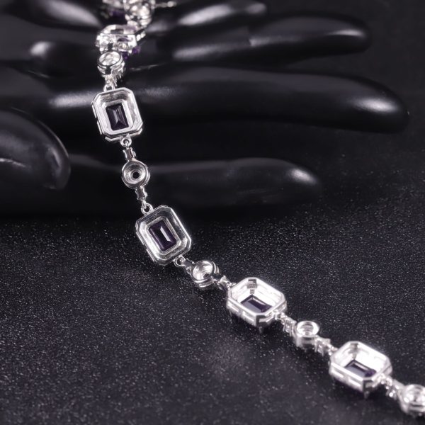 Gemstone Bracelet-F807BMS - 图片 2