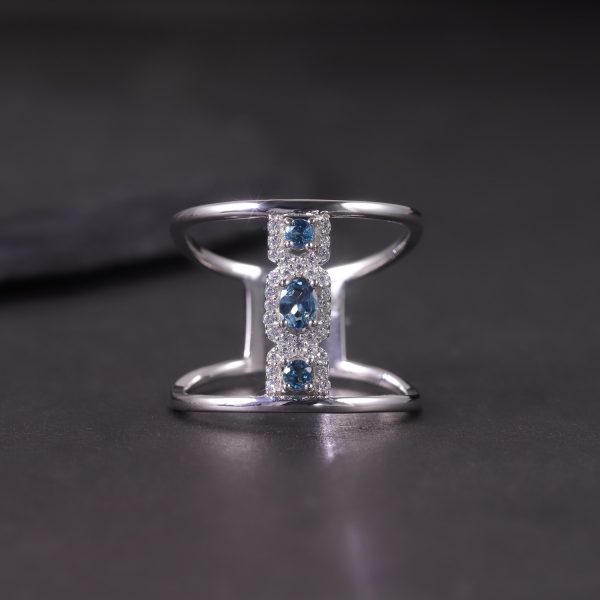 Natural Gemstone Rings-W0538R - 图片 5