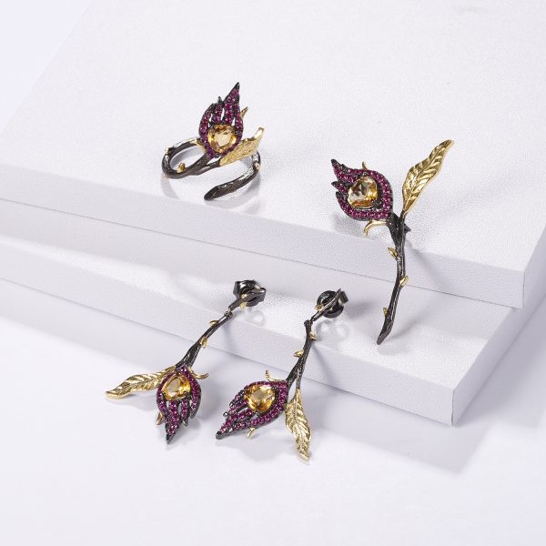 Gemstone Rings-C8185R - 图片 5