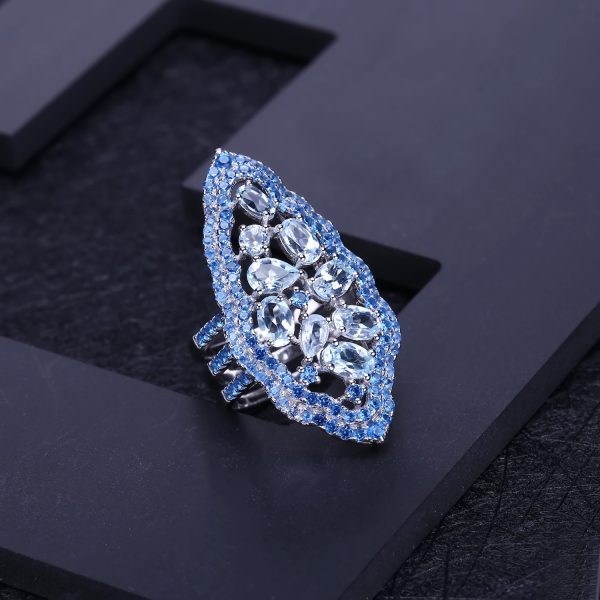 Gemstone Rings-W0432R - 图片 4