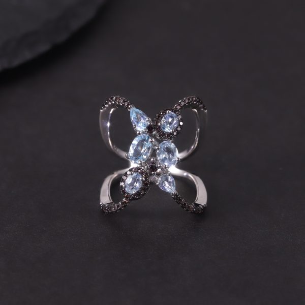 Natural Amethyst Ring-W0372R - 图片 4