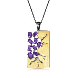 Gemstone Necklace-C7875P