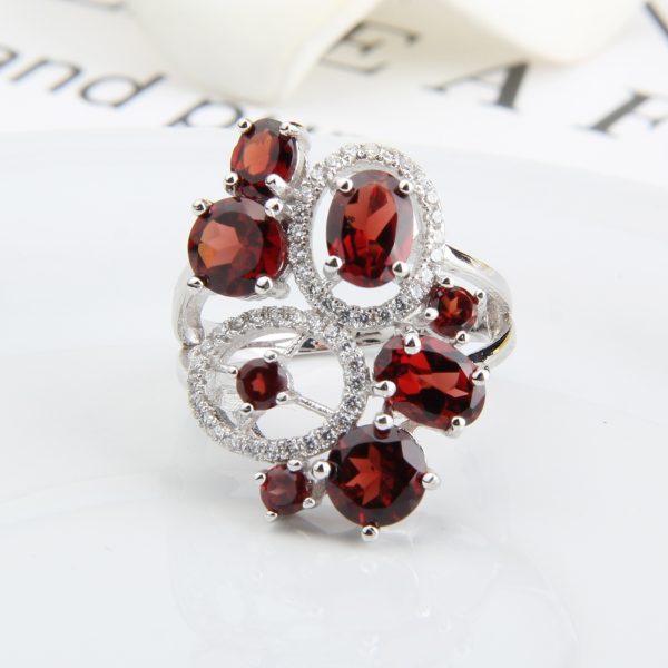 Natural diopside ring- SCY047R - 图片 2