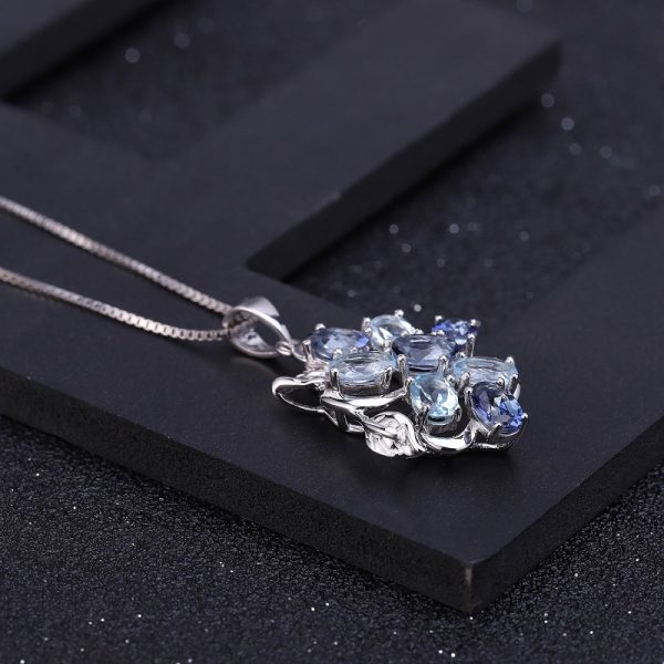 Natural Topaz Necklace-A025P - 图片 9