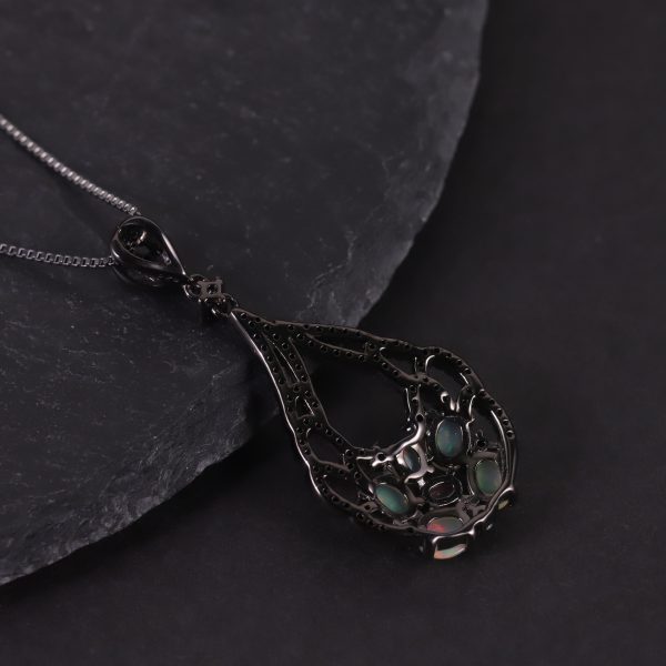 Gemstone Necklace-W0503P - 图片 3