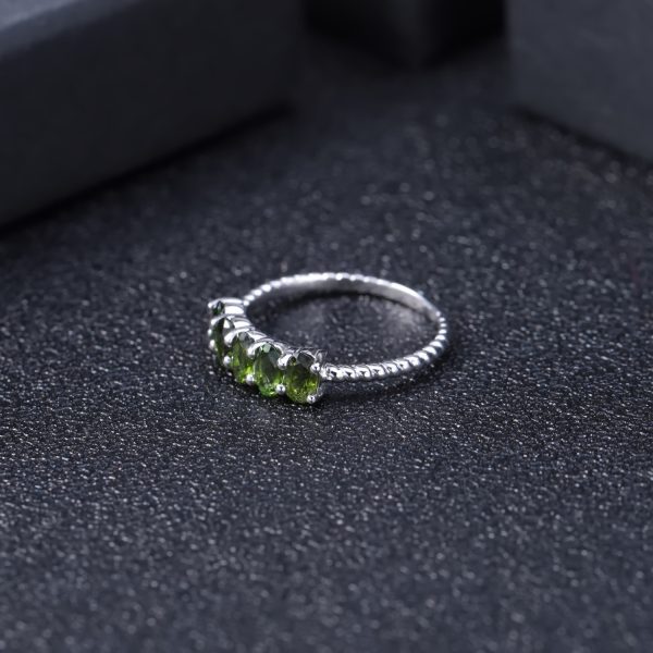 Natural diopside ring-C5008R - 图片 3