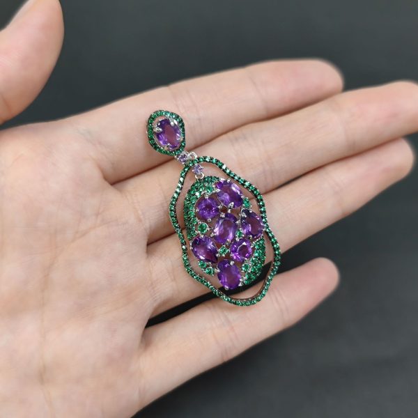 Gemstone Necklace-W0435P - 图片 3