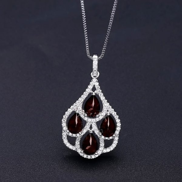Gemstone Necklace-A5485P - 图片 2