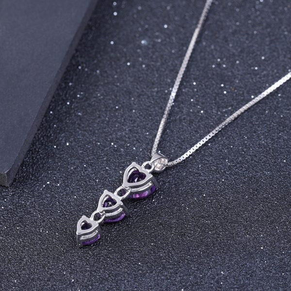 Gemstone Necklace-A086P - 图片 8