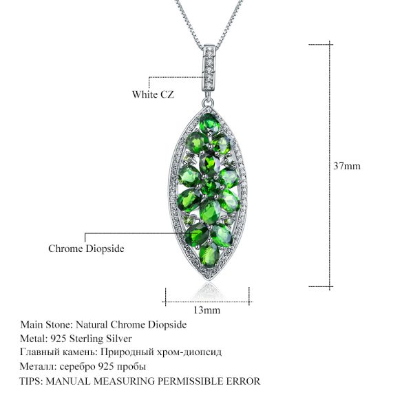 Gemstone Necklace-A3256P - 图片 3