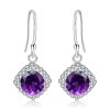 Gemstone Earrings-A4054E-b