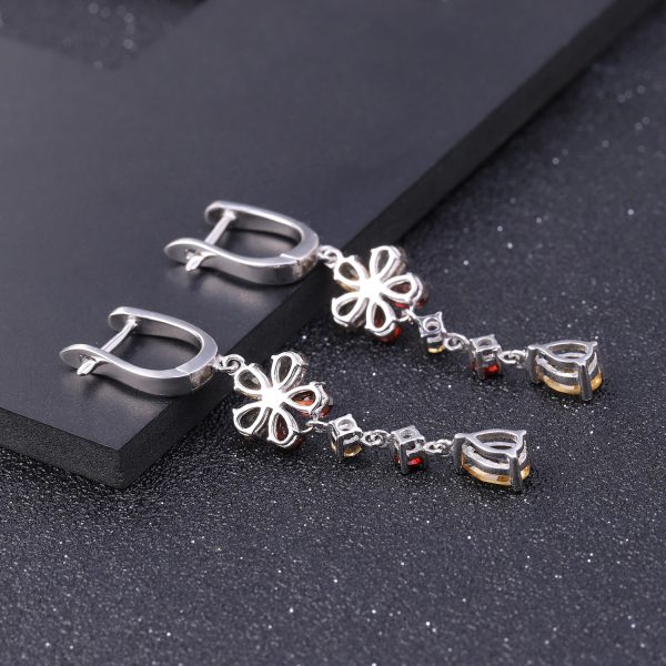Gemstone Earrings-A2548E3 - 图片 3
