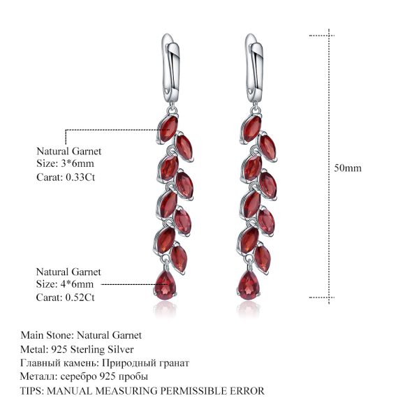 Gemstone Earrings-A2157E6 - 图片 4