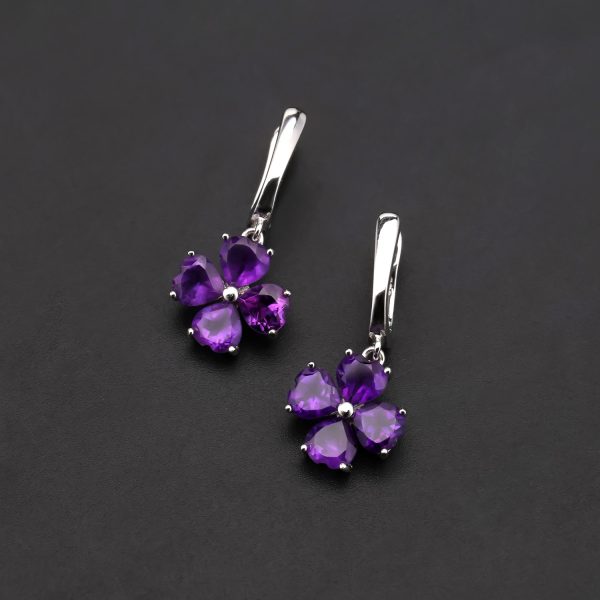 Gemstone Earrings-F0044E3 - 图片 4