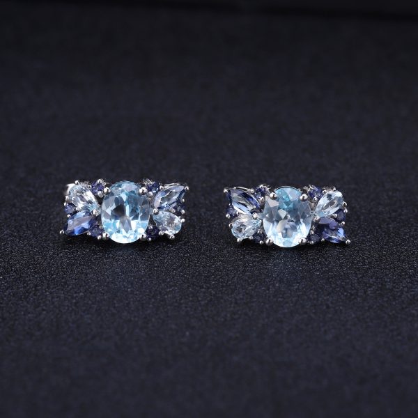 Gemstone Earrings-C1354E3 - 图片 4