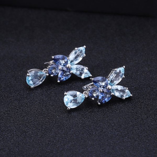 Gemstone Earrings-A2715E3 - 图片 2
