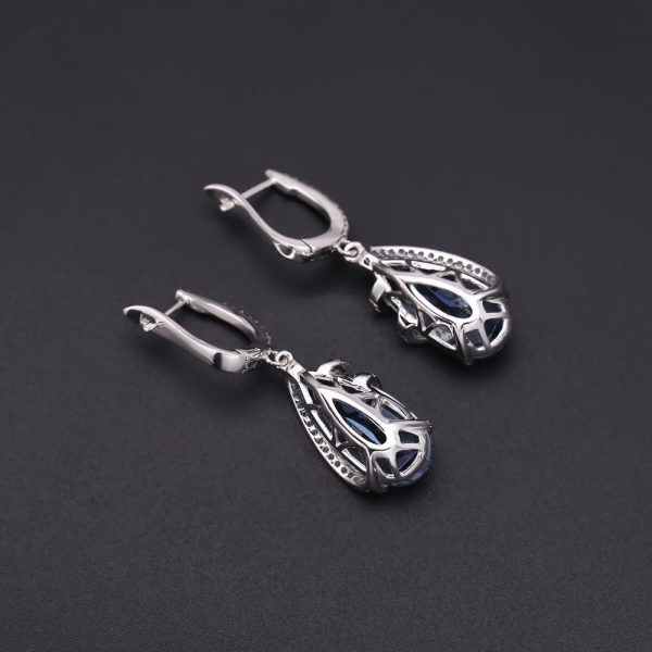 Gemstone Earrings-F658E3 - 图片 5