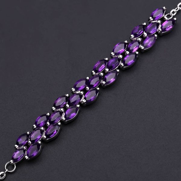 Gemstone Bracelet-F0072B - 图片 4