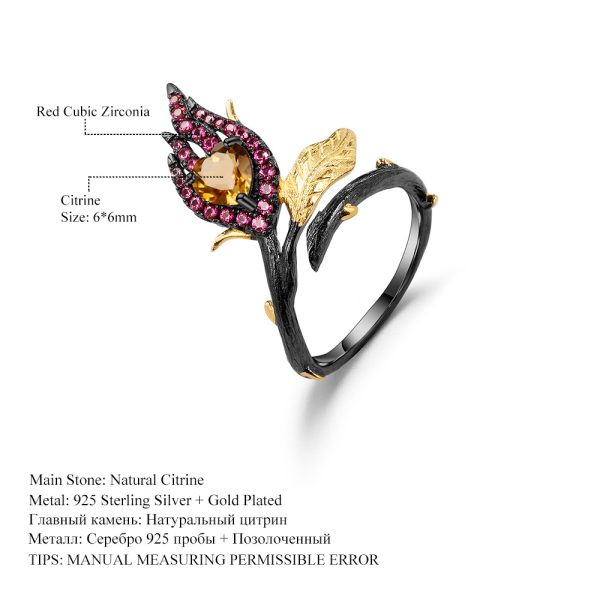 Gemstone Rings-C8185R - 图片 2