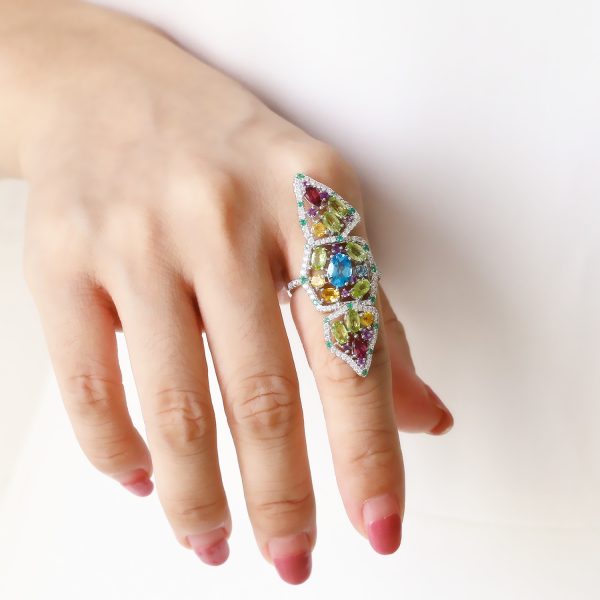 Gemstone Rings-C6509R - 图片 4