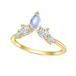 Moonlight Stone Rings-OL0933R