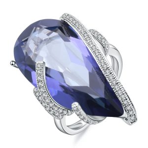 Natural diopside ring-F658R