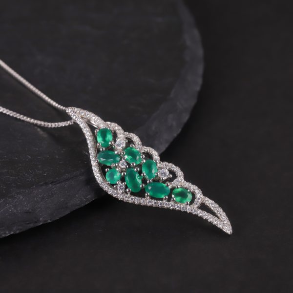 Gemstone Necklace-W0505P - 图片 3