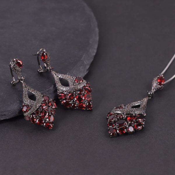 Gemstone Necklace-W0453P - 图片 5