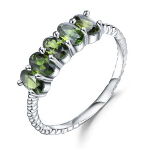 Natural diopside ring-C5008R
