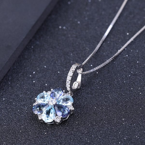 Gemstone Necklace-H009P - 图片 2