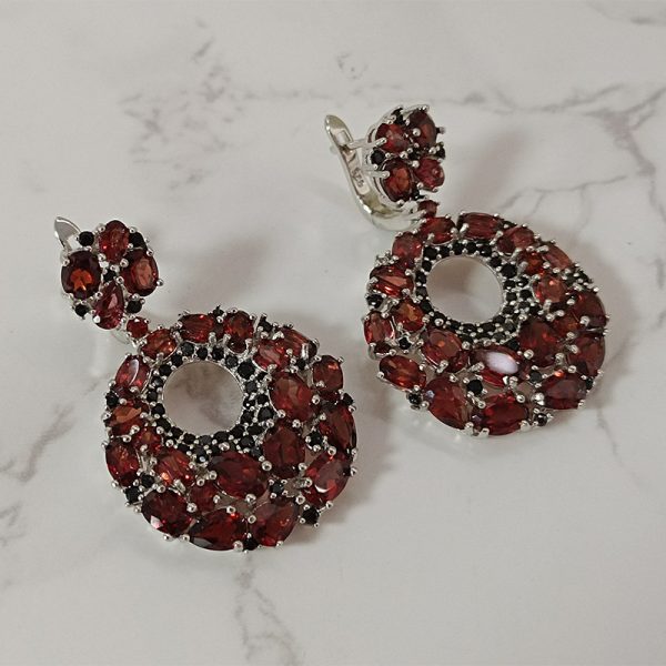 Gemstone Earrings-w0448e - 图片 3