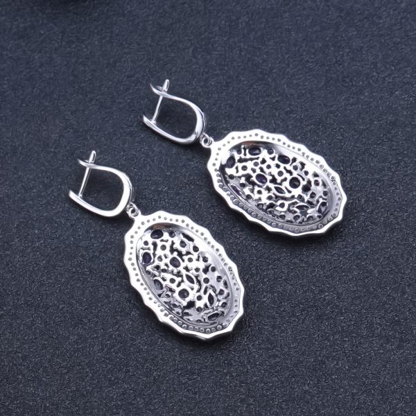 Gemstone Earrings-C554E3 - 图片 5
