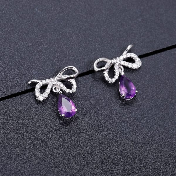 Gemstone Earrings-C8165E - 图片 4