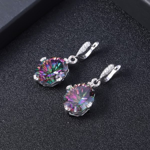 Gemstone Earrings-SD002E3 - 图片 4