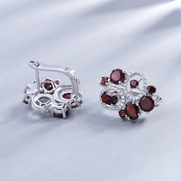 Gemstone Earrings-SCY047E3 - 图片 5