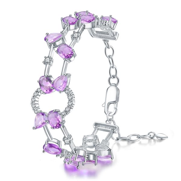 Gemstone Bracelet-F0466B - 图片 5