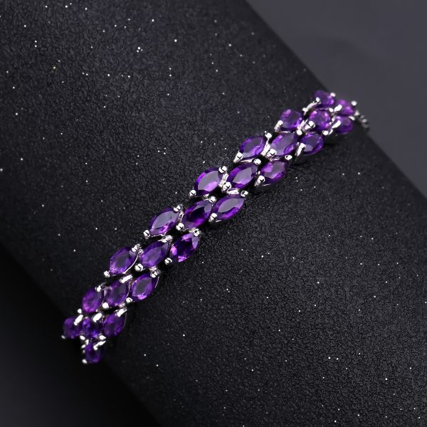 Gemstone Bracelet-F0072B - 图片 5