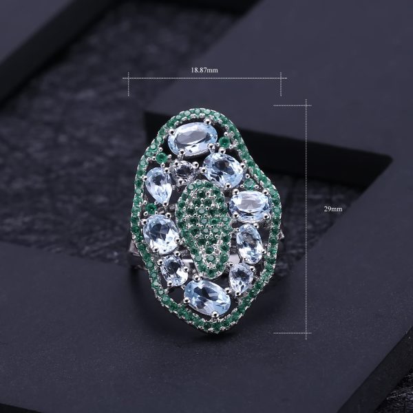 Gemstone Rings-W0434R - 图片 5